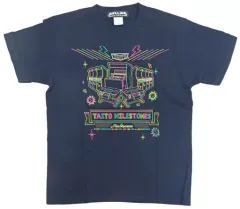【中古】Tシャツ EDITMODEデザイン(復刻) Tシャツ ネイビー Mサイズ 「タイトーマイルストーン」