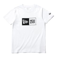 ニューエラ Youth S/S Tシャツ コットン ボックスロゴ ホワイト ブラック 1枚 New Era Youth S/S T-Shirts Cotton Box Logo White Black 1 Sheet