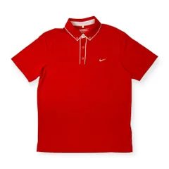 美品 NIKE GOLF ナイキ ゴルフ BD 半袖 ドライ ポロシャツ サイズ L /オレンジ/メンズ