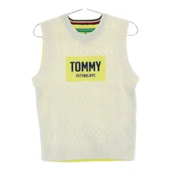 サイズ：S TOMMY HILFIGER GOLF トミー ヒルフィガーゴルフ  ウール混 ニットベスト  ホワイト系 [240101360418] ゴルフウェア レディース ストスト