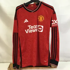 01w-3342 〇 adidas アディダス マンチェスター ユナイテッド ユニフォーム ユニホーム 23/24 2023 2024 半袖 XL Manchester United マンU マンユー  トップス  【中古品】