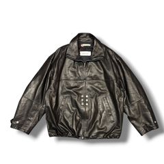 barbell object attic別注 leather 3b jkt レザージャケット ジップ