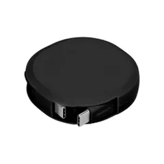 新品 オウルテック 片引き 充電ケーブル 巻取り式 USB Type-C to Cケーブル 90cm PD60W 急速充電 データ通信 480Mbps 温度センサー搭載 katamaki 巻き取り Type-Cケーブル iPhone 15/15 Plus/15のサムネイル