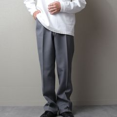 新品タグ付】YOKE ヨーク ウール ストレート スラックス パンツ