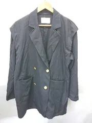 ◇ ⊇ who's who Chico フーズフーチコ 長袖 ジャケット サイズF ネイビー レディース E  【1409250033452】