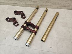 ■ STRATOS SUPERSTAR DH用 28.6mm 110×20mm ストラトス ダブルクラウン フロントサスペンションフォーク 同梱発送承中!! T-777