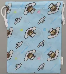 【中古】バッグ 山本彰吾(THE RAMPAGE) 巾着 「居酒屋えぐざいる×シナモロール」 着ぐるみグッズ個別オンラインガチャ景品