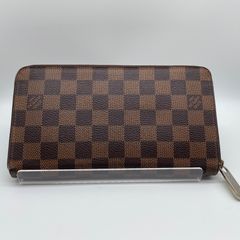 ☆GUCCI グッチ 二つ折り財布 115090 GG柄 キャンバス レザー ブラウン