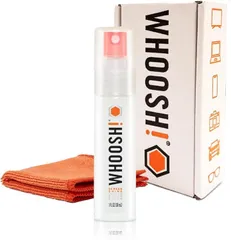 WHOOSH SCREEN SHINE 液晶クリーナー ノンアルコール スマホ 液晶モニタ用 抗菌クロスセット 2. Go 30ml(オレンジ,  2. Go (30ml))