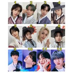 K-POP グッズ Stray Kids ストレイキッズ トレカ 風 フォトカード １２枚セット  オリジナル スキズ ステイ トレーディングカード 推し活 オタ活 パスケース
