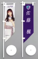 【中古】タペストリー 佐藤楓 個別ミニのぼり2本セット 「乃木坂46 8th YEAR BIRTHDAY LIVE メモリアル」 オフィシャルウェブショップ予約限定