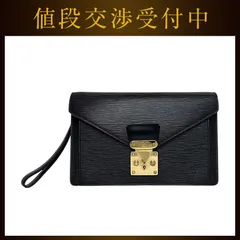 鑑定済 ルイヴィトン エピ ポシェット セリエドラゴンヌ ノワール LOUIS VUITTON - LOUIS VUITTON ルイ ヴィトン エピ ポシェット