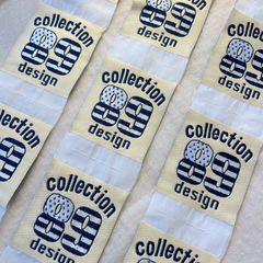 刺繍タグ　10枚セット　collection  89  白色