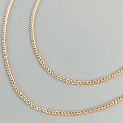 18金 K18 ジュエリーマキ 喜平ネックレス レディース 1.66g 40.5㎝ C335