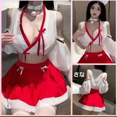 【新品☆最安値❗❗】セクシー巫女様降臨♥️コスプレ　新年会　あけおめ　忘年会　パーティー　撮影会　巫女様　イベント　衣装