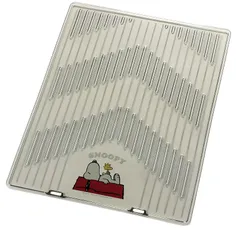 ボンフォーム(BONFORM) カーマット スヌーピー SNPクリアーアロー2 前席1枚 45x60cm スモーク 6407-01SM 1