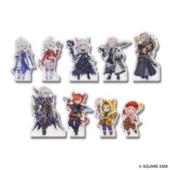 FF14　アクスタ、シール、クリアファイル等雑貨　まとめ ファイナルファンタジーXIV キャラクターアクリルブロック