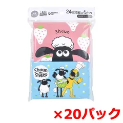 キャラクターポケットティッシュ ハヤシ商事 保湿ティシュ モイストファミリー ひつじのショーン 天然パルプ100％ 12組24枚 4個入り X20パック