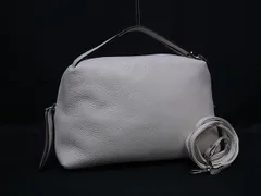 ■新品同様■ GIANNI CHIARINI ジャンニキャリーニ アリファ M レザー 2WAY ショルダーバッグ ハンドバッグ アイボリー系 FP5835