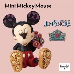 ミッキーマウス ディズニー 花束 フラワー ミニ ブーケ フィギュア ジムショア キャラクターグッズ Mini Mickey Mouse ディズニートラディション JIM SHORE 正規輸入品 ミッキー 置物 おしゃれ インテリア プレゼント ギフト