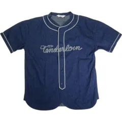 テンダーロイン tenderloin ベースボールシャツ　サイズM ネイビー TENDERLOIN(テンダーロイン) / ベースボールシャツ/M/ウール