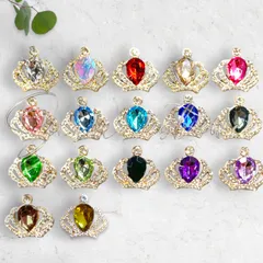 W ゴールド クラウン パーツ 26mm✕31mm 2個  11~18