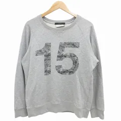 ソフネット SOPHNET. ×MAISON KITSUNE メゾンキツネ 美品 15周年 トレーナー スウェット ラグラン 長袖 プリント L グレー /SS 0916のサムネイル