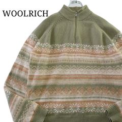 【00s】WOOLRICH ウールリッチ ハーフジップセーター ノルディック