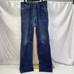 01w-4138 FREEWHEELERS フリーホイーラーズ   The Union Special Overalls  WABASH  ウォバッシュストライプ ペインターパンツ  ブルー  メンズ パンツ  【中古品】