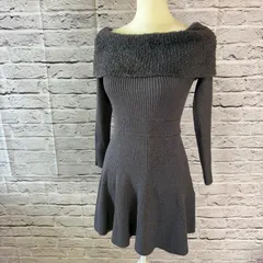 ☆★訳あり未使用★☆【RESEXXY】リゼクシー ストラップデザインミニニットワンピース フリーサイズ B-1