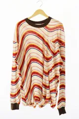 サスクワッチファブリックス SASQUATCH fabrix 25SS L/S T-SHIRT PSYCHEDELIC BORDER サイケデリック ボーダー 長袖Tシャツ 25SS-CSL-001 L マルチカラー ●■ 250612のサムネイル