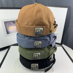 ロールキャップ 帽子 ツバなし 男女兼用 4colors 調整可能 デニム フィッシャーマンズキャップ おしゃれ カジュアル ハット ワッチキャップ メンズ レディース