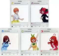 【中古】キャラカード 全5種セット 「五等分の花嫁∽ クリアカード」 劇場グッズ