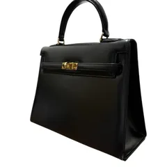 RE63 Accent アクセント ハンドバッグ レザー ブラック レディース