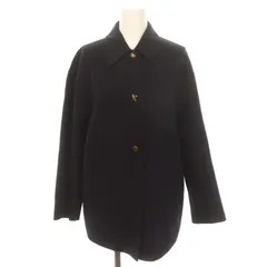 デプレ DES PRES トゥモローランド 23AW ライトダブルフェイスシャギー ステンカラーブルゾン ジャケット ウール F 黒 ブラック /NR ■OSのサムネイル