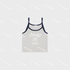 CELINE 赤 ヴィンテージ　フラワー柄 キャミソール 2024夏新しいボヘミアンヴィンテージカットアウト 刺繍フラワー
