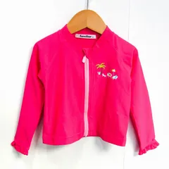 ファミリア 長袖 ジップアップ ジャケット ベビー 女の子用 90サイズ ピンク Familiar 【中古】