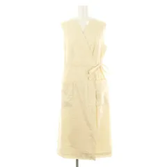 ヤエカ YAECA WRAP COAT S/L ラップコート ノーカラー ノースリーブ ロング S アイボリー /MI ■OSのサムネイル