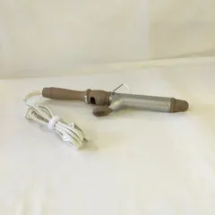 サロニア  セラミックカールヘアアイロン 【ベージュ】 32mm MA✕210℃  SL-008BE〈9900035〉258