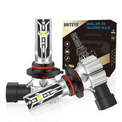 Briteye(まぶしい) LEDヘッドライト 9005 HB3 ハイビーム用 新車検対応12V車用 LEDバルブ 6500K ホワイト 2個セット
