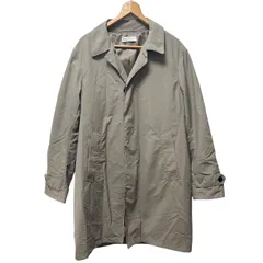 B&Y ユナイテッドアローズ BEAUTY&YOUTH ビューティー&ユース 長袖ステンカラーコート PERTEX素材 無地 カーキ グレー M