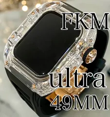 アップルウォッチバンド ラバーベルト カバー　Apple Watch ケース 49mm ウルトラ　スポーツ　ケース　49ミリ　ultra 2 25