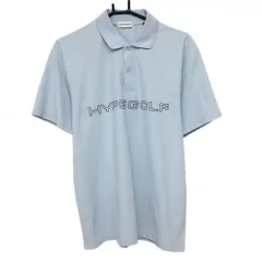 サイズ：L HYPEGOLF ハイプゴルフ  半袖ハーフジップポロシャツ  ベージュ系 [240101420017] ゴルフウェア メンズ ストスト サイズ：L HYPEGOLF ハイプゴルフ 半袖ハーフジップポロシャツ