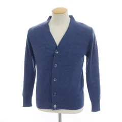 【中古】ルトロワ Letroyes ウール カーディガン ダークブルー【サイズS】【メンズ】のサムネイル