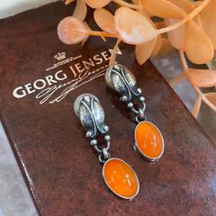 未使用保管品　  琥珀　ヘリテイジ　ネックレス 2001年 未使用保管品 Georg Jensen 琥珀 ヘリテイジ ネックレス 2001年
