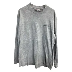Champion 半袖 プリント Tシャツ Ｌサイズ チャンピオン ロゴ グレー メキシコ製 古着卸 アメリカ仕入 t2503-3307