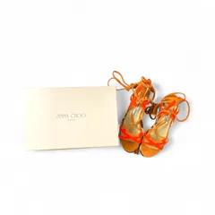 JIMMY CHOO ジミーチュウ アンクルストラップ ハラコ プラットフォーム サンダル SIZE：38