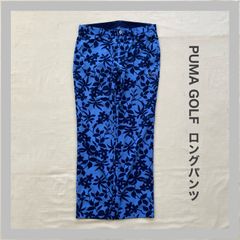 PUMAGOLF　プーマゴルフ　プーマ　ゴルフパンツ　ロングパンツ　ロゴ刺繡　総柄　スポーツ　ゴルフウェア　花柄　おしゃれ　メンズ　79