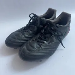 【良】ミズノ　モルナシーダネオ　サッカースパイク　25.5cm ブラック　サッカーシューズ