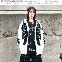 M∀D　パンク系　病みかわ　ブラックファー付きジャケット MADPUNKS AvFmQhTfArNaKVyjxCcUHd.jpg@jpg